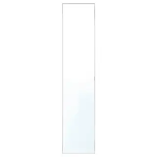 ÅHEIM door with hinges, mirror glass, 50x229 cm