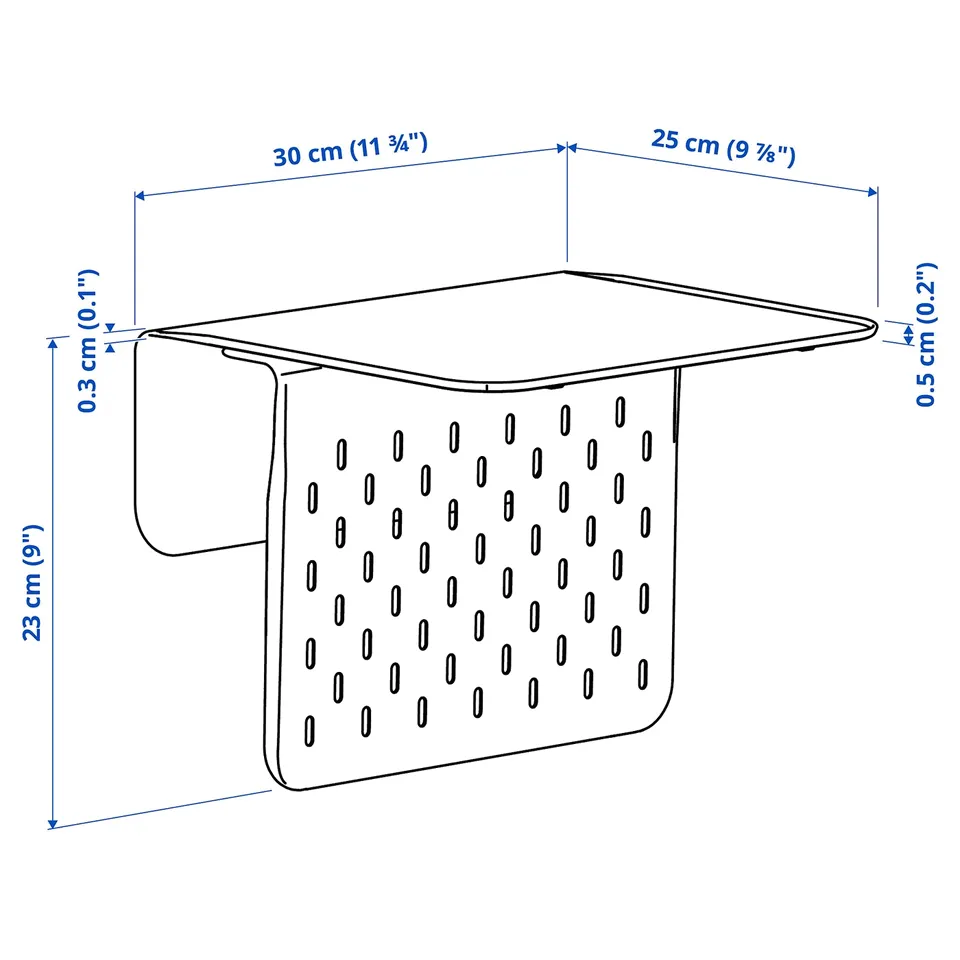 Illustration with measurements for the product: KRAMPHULT.