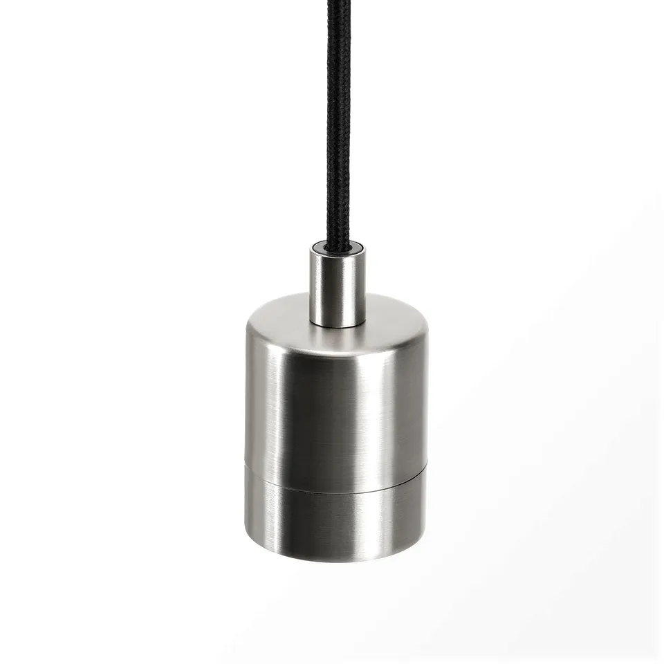 KUDDLAVA / SKAFTET Pendant lamp, pleated white, 59 cm