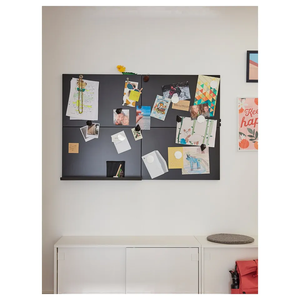 SVENSÅS Memo board, black, 40x60 cm