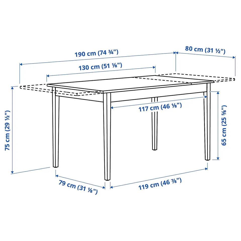part: NÄSINGE extendable table