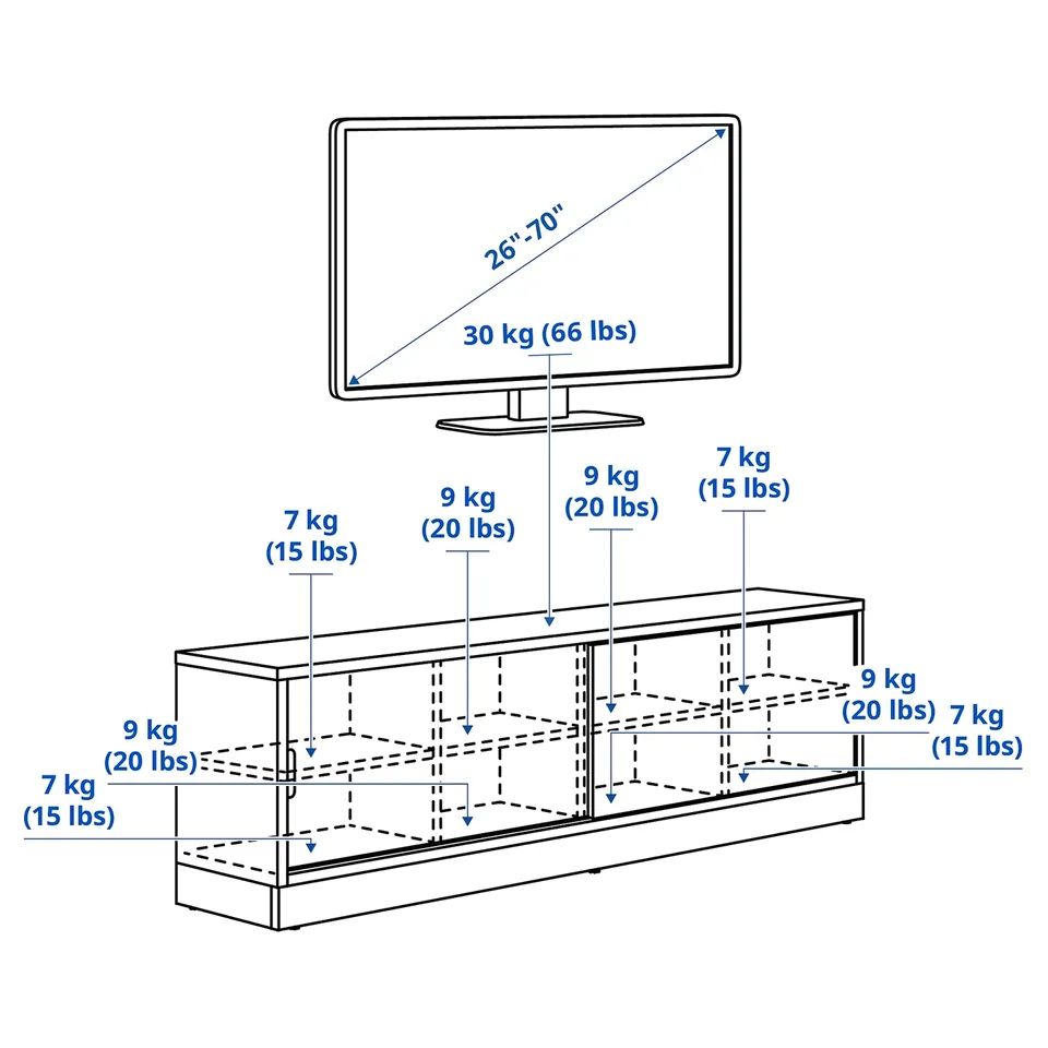 part: TONSTAD TV bench