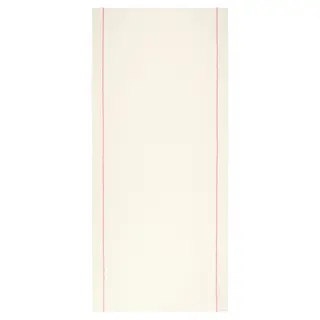 VINTERFINT tablecloth, off-white/red, 145x320 cm