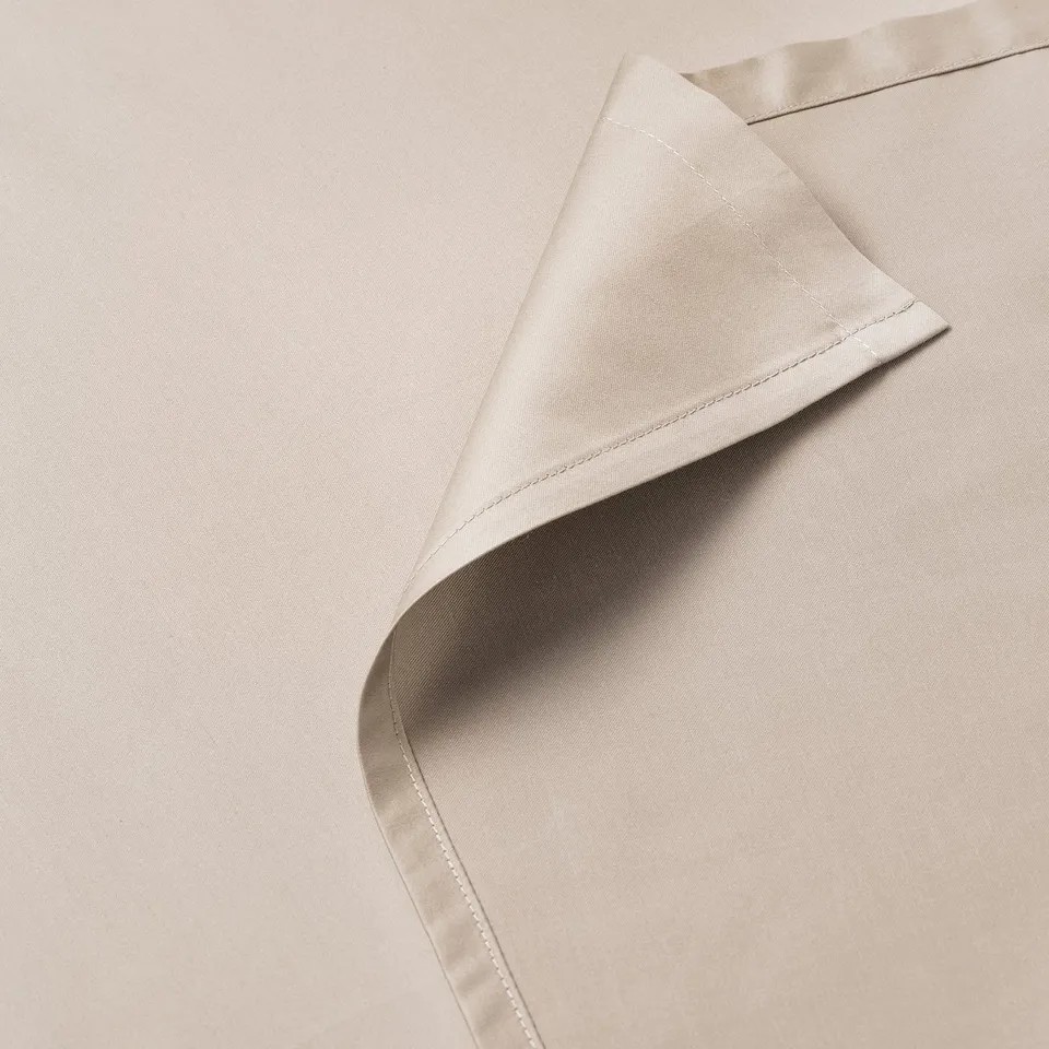 Cream sheets, fine stitch