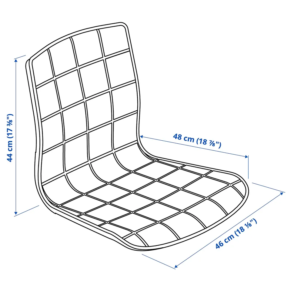 Illustration with measurements for the product: LÄKTARE.