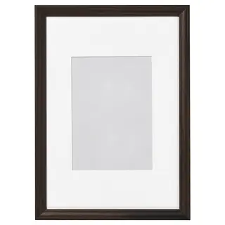 KLOTKÖRSBÄR frame, oak effect/dark brown, 21x30 cm
