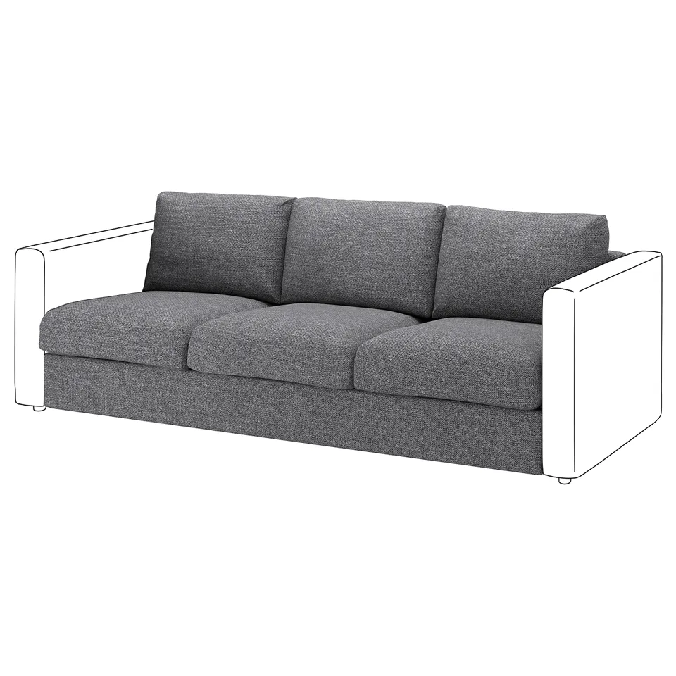 part: VIMLE cover for 3-seat section