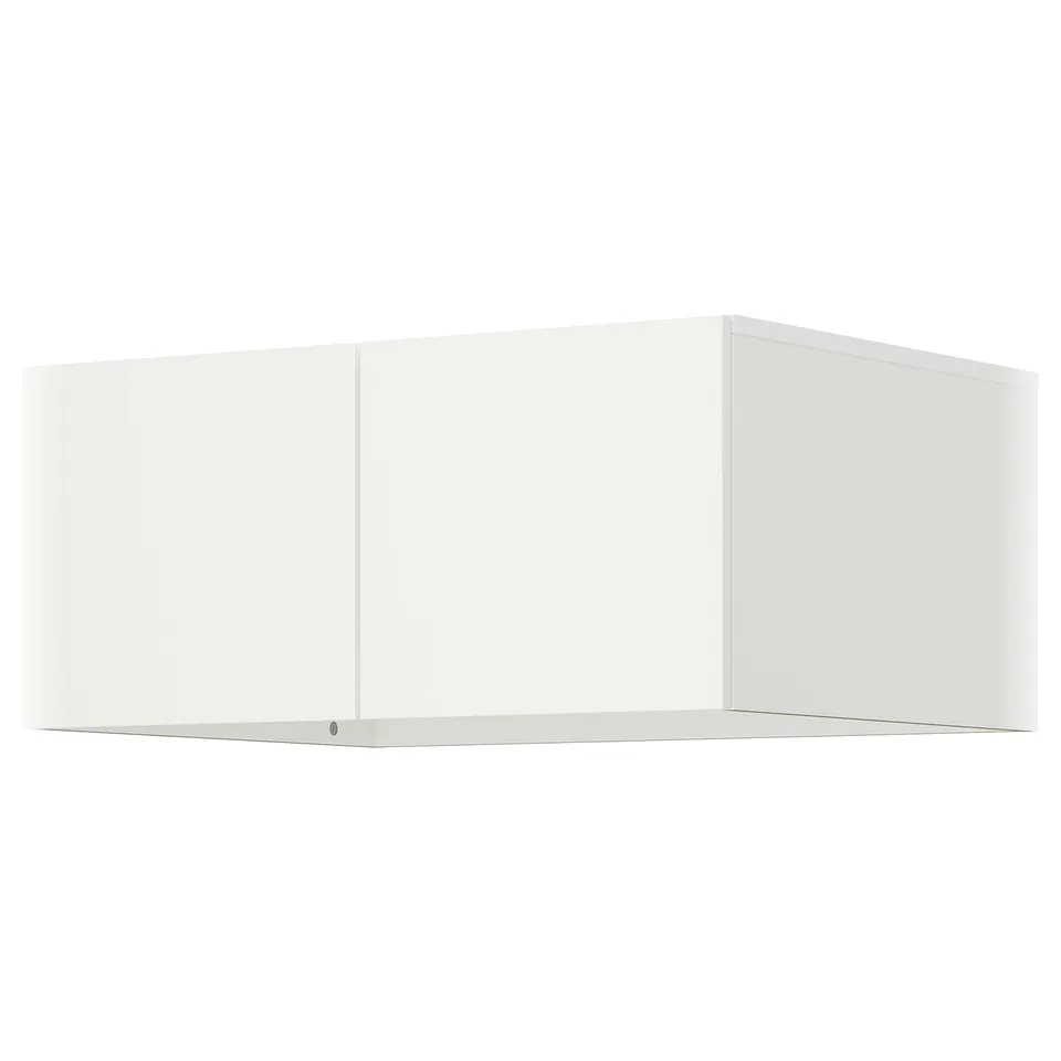 LASTARE Height extension unit with doors, white, 80x62x36 cm