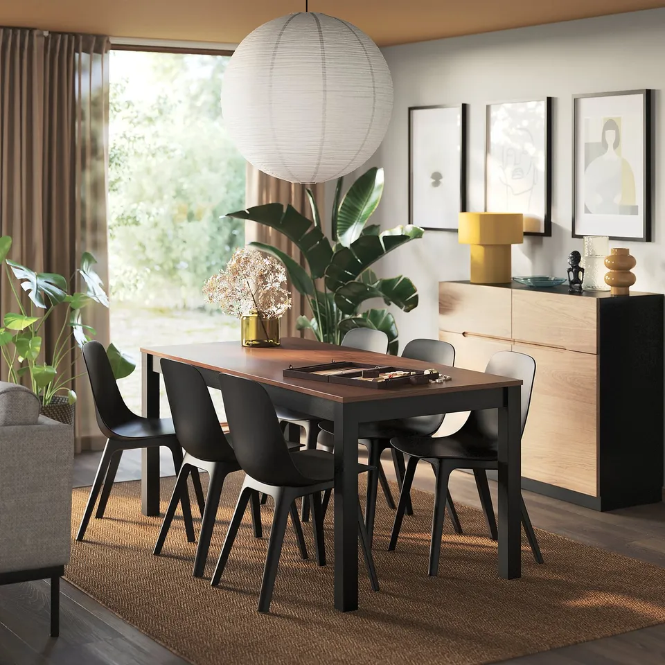 part: ÅLHULT / ODGER table and 6 chairs