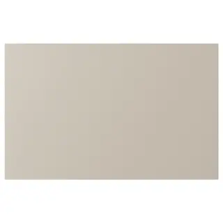 LAPPVIKEN door/drawer front, light grey-beige, 60x38 cm