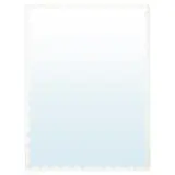 RUNDOXEL mirror, white, 30x40 cm