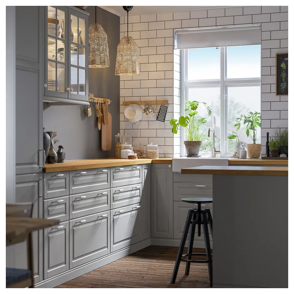 SÄLJAN Worktop, oak effect/laminate, 186x3.8 cm