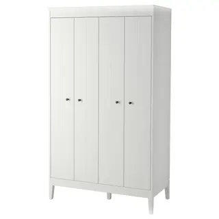 IDANÄS wardrobe, white, 121x211 cm