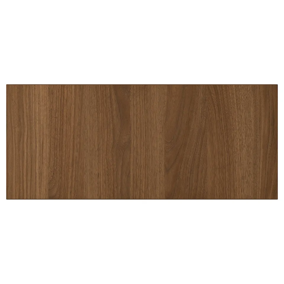 LAPPVIKEN Drawer front, brown/walnut effect, 60x26 cm