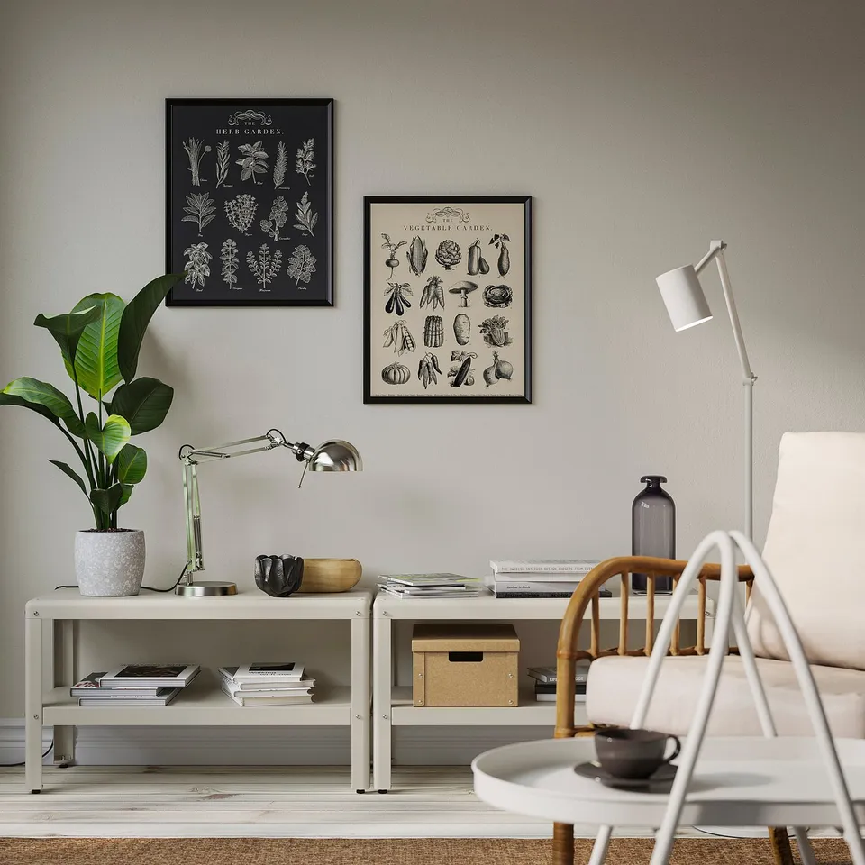 KOLBJÖRN Shelving unit, beige outdoor/indoor, 80x45 cm