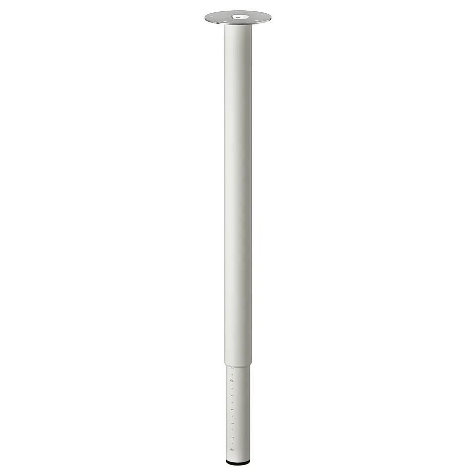 ANFALLARE / OLOV Desk, bamboo/white, 140x65 cm