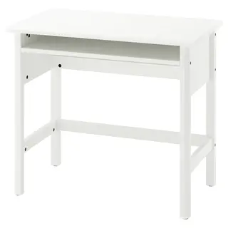 BRYTNING desk, white, 85x53x75 cm
