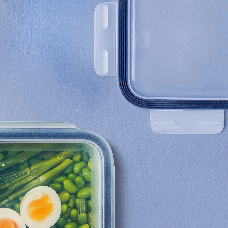 IKEA 365+ Food container with lid, rectangular/plastic, 10.6 l