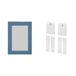 frame + adhesive hook ×2