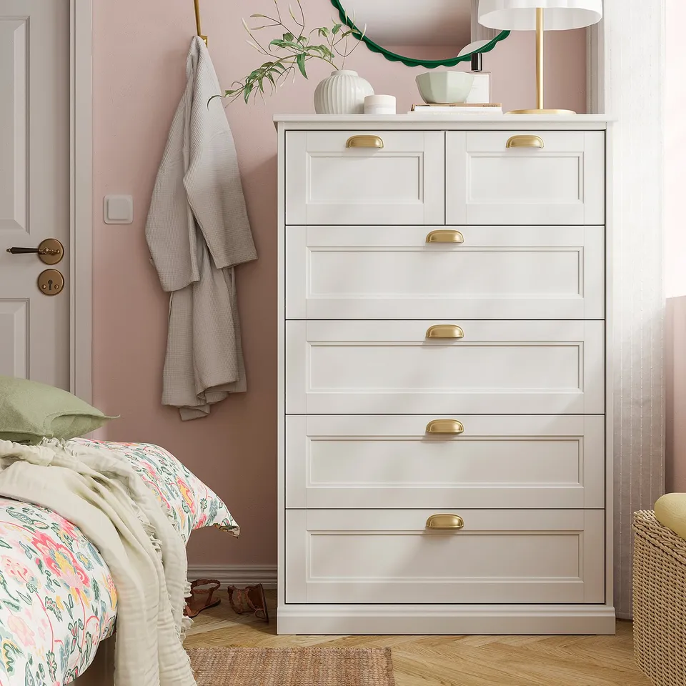 part: FÅGELFJÄLLET chest of 6 drawers