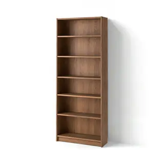 BILLY bookcase, brown walnut effect, 80x28x202 cm