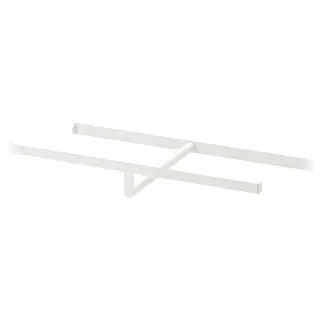 HJÄLPA clothes rail, white, Width 56 x Depth 36 cm