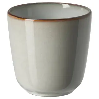GLADELIG mug, grey, 30 cl
