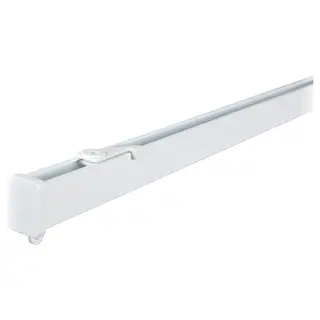 VIDGA single track rail, included ceiling fittings/white, 140 cm