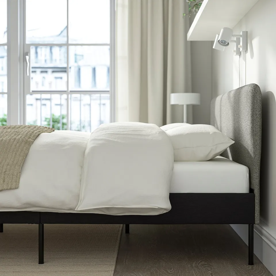 part: SLATTUM upholstered bed frame
