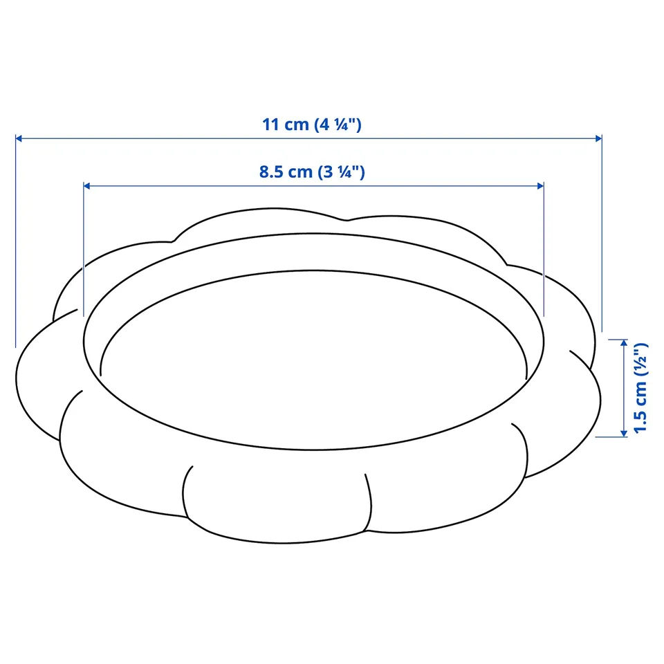 part: BLADFÅGEL candle dish