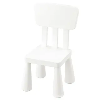 MAMMUT children's chair, in/outdoor/white, Width 39 x Depth 36 x Height 67 cm