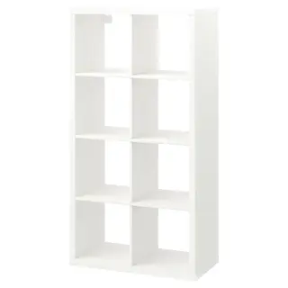 KALLAX shelving unit, white, 77x147 cm