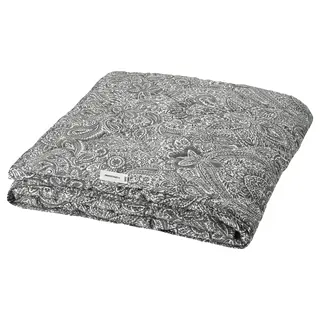 ÄNGSSTAMFLY duvet, light warm, grey/white, Length 220 x Width 240 cm