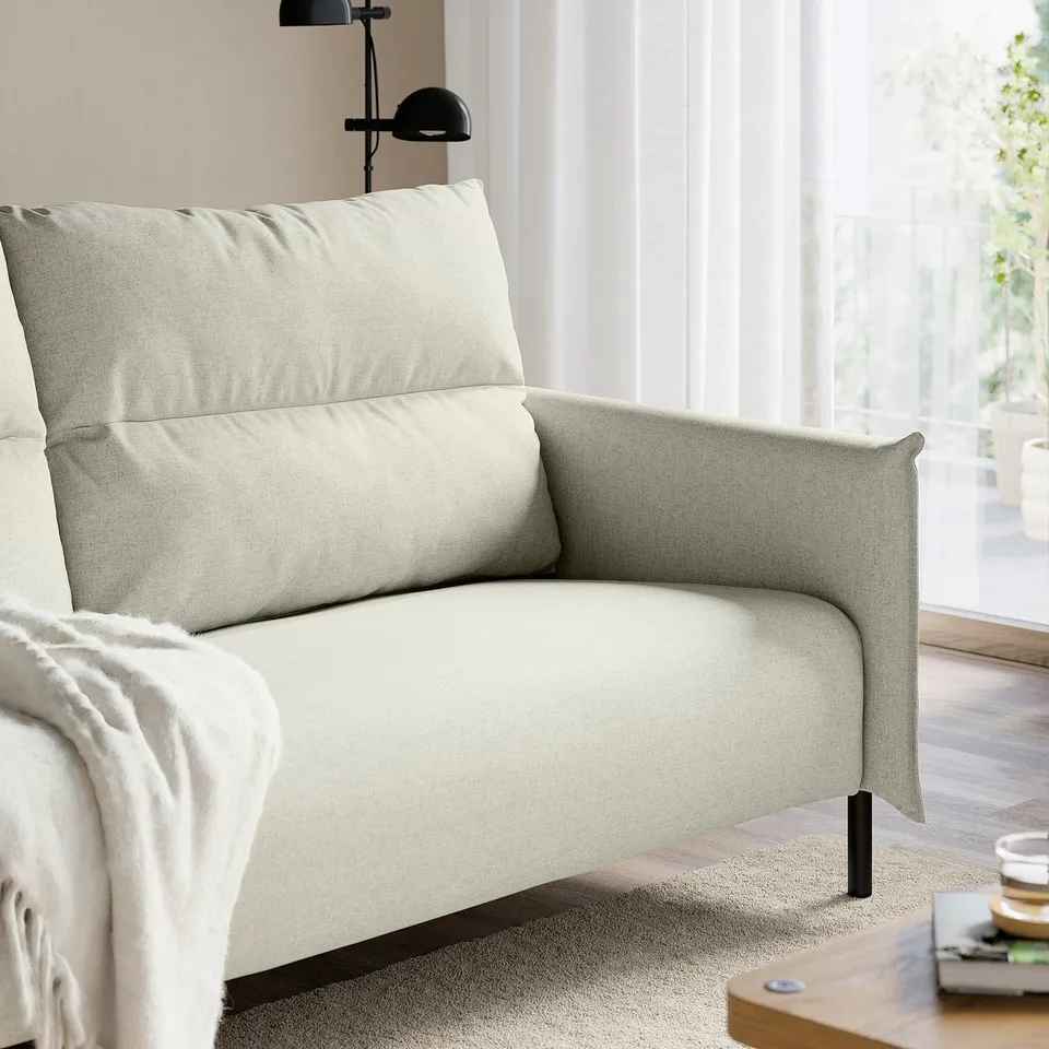 MANNARP 3-seat sofa, Gunnared beige