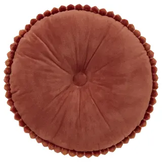 SYRENBUSKE cushion, brown-red