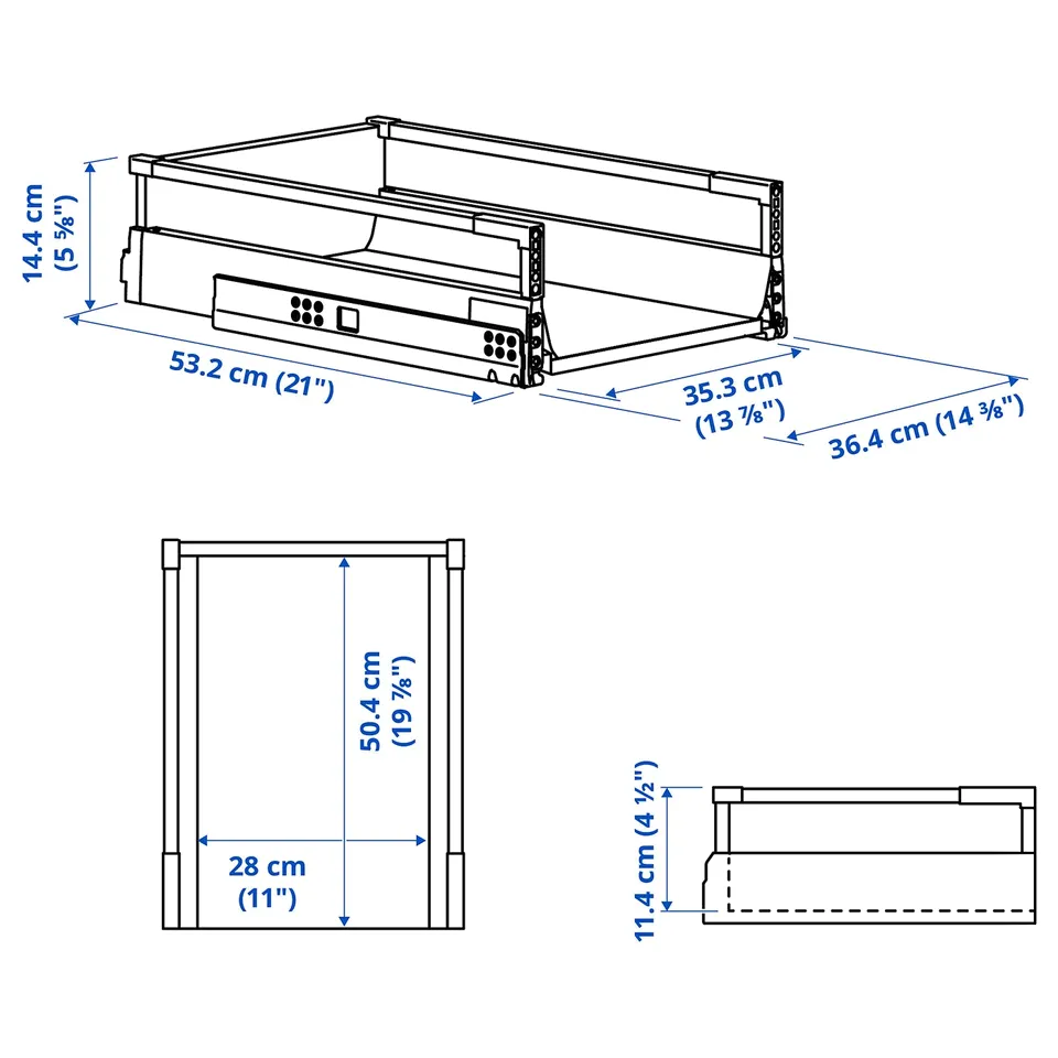 part: MAXIMERA drawer, medium