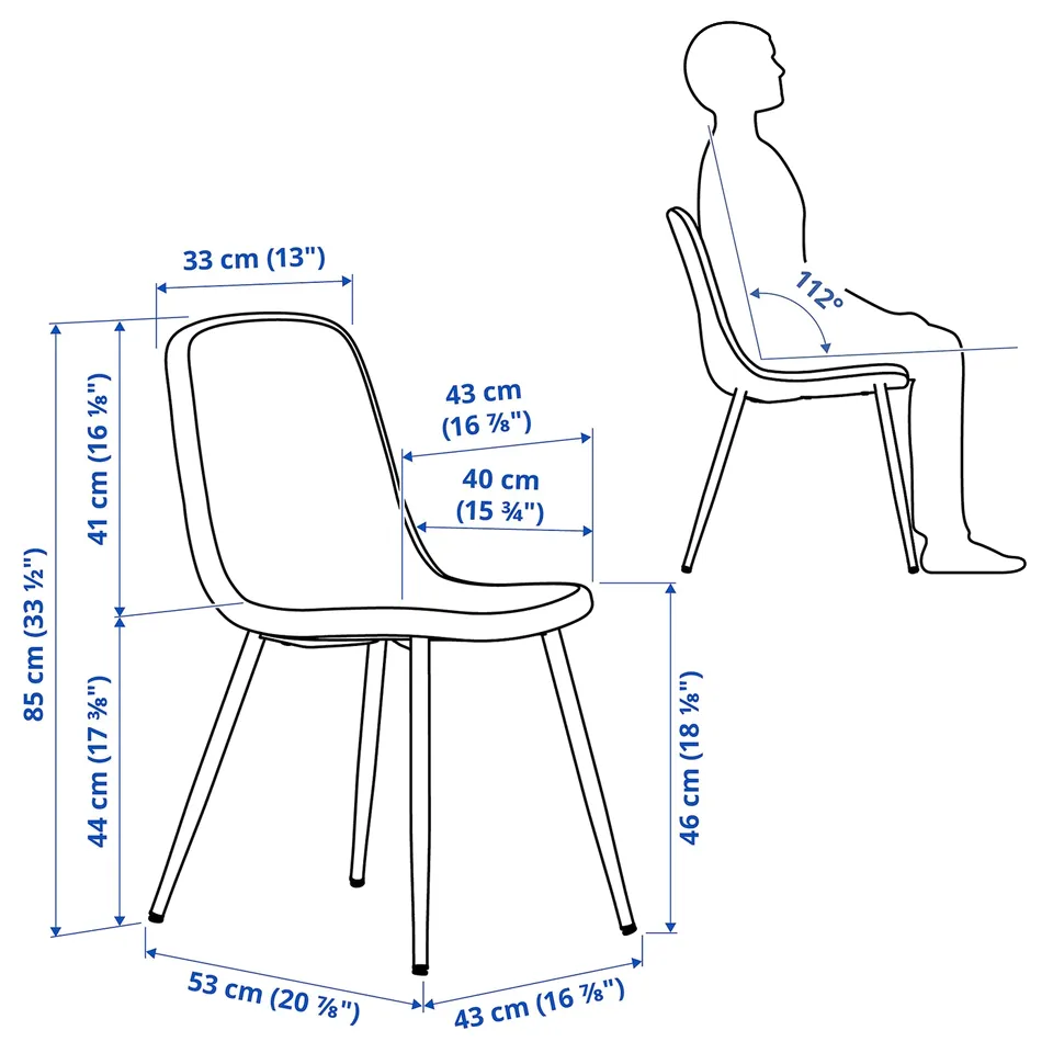 Illustration with measurements for the product: NORRMJÖLE.