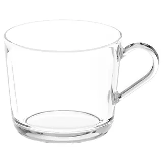 IKEA 365 + mug, clear glass, 24 cl