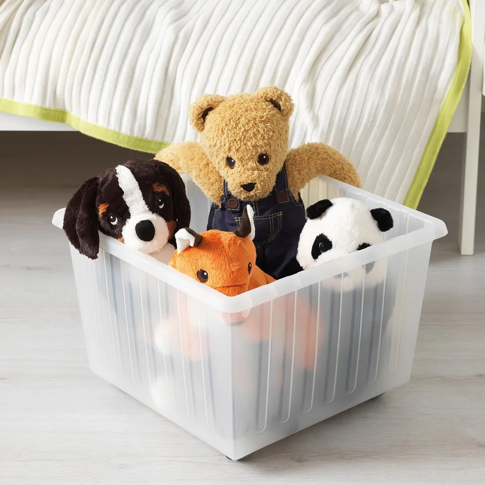 part: VESSLA storage crate with castors