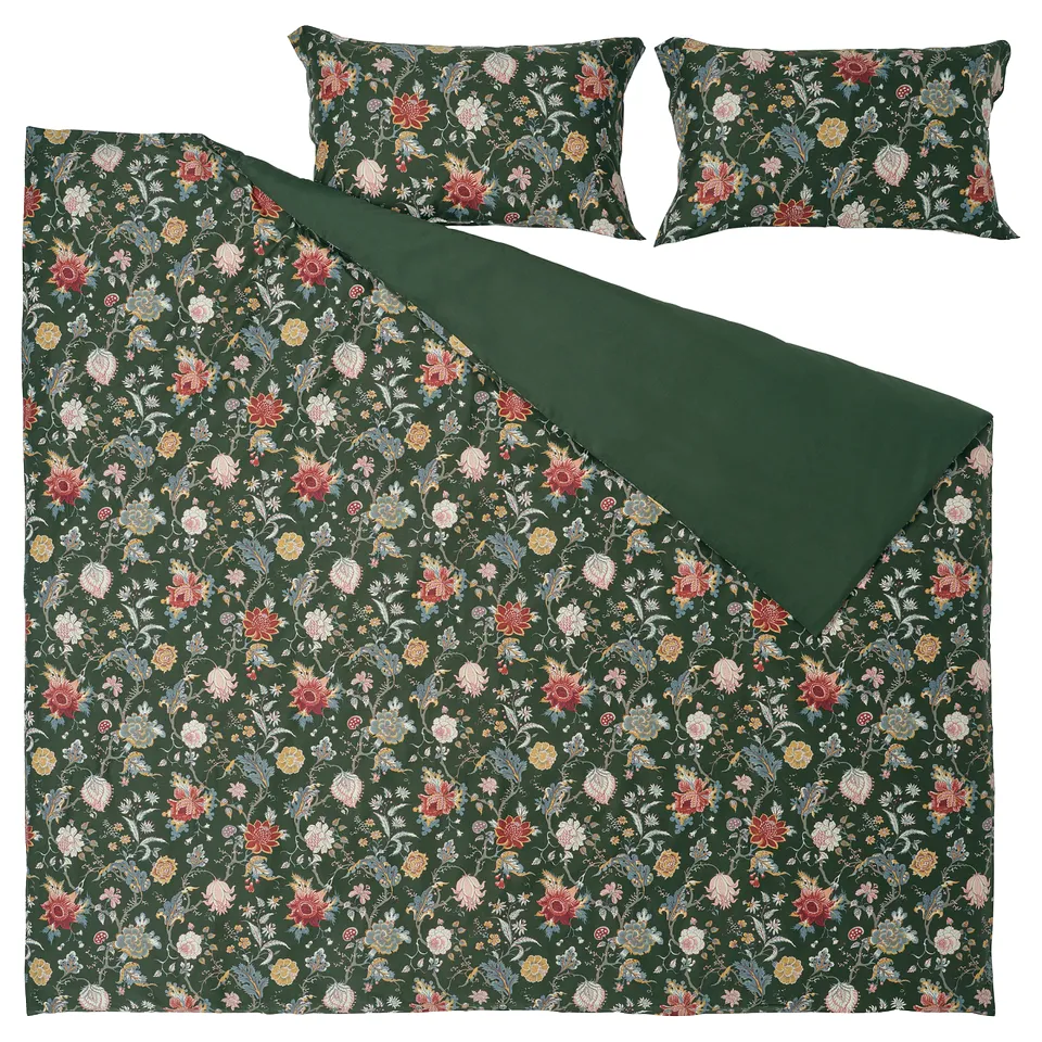 part: NÄSSELKLOCKA duvet cover and 2 pillowcases