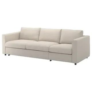 VIMLE cover for 3-seat sofa-bed, Gunnared beige
