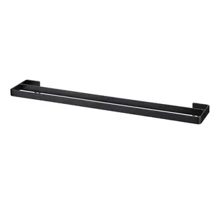 SKOGSVIKEN towel rail, black, 60 cm
