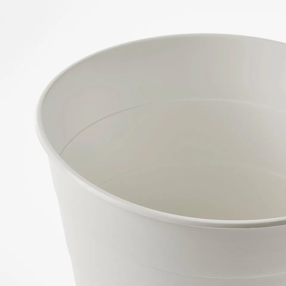 FNISS Waste bin, white, 10 l