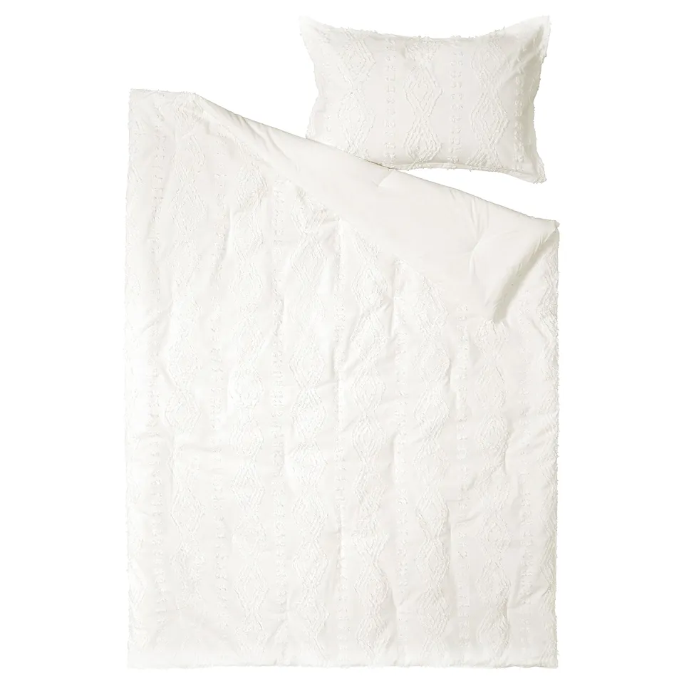SVÄMNIL Comforter set, white, 150x200/50x80 cm