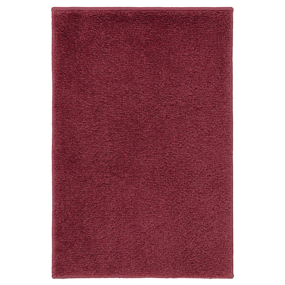 BACKMÅRA Bath mat, deep red, 40x60 cm