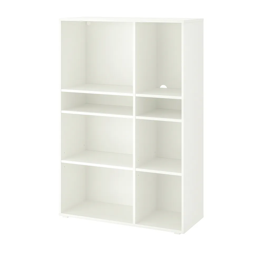 part: VIHALS shelving unit with 6 shelves