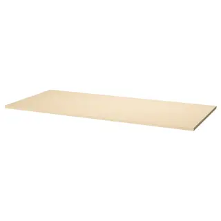 MITTZON table top, birch veneer, 160x68 cm