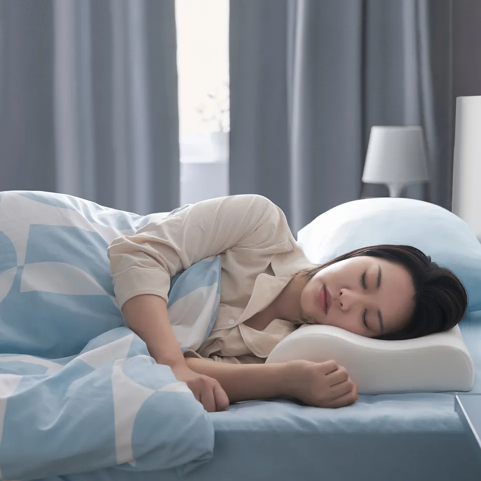 part: BRUKSVARA ergonomic pillow, side/back sleeper