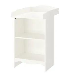SMÅGÖRA changing table/bookshelf, white, 60x81x103 cm