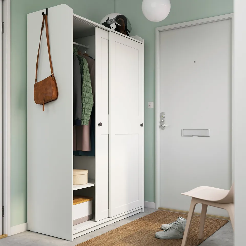 part: HAUGA wardrobe with sliding doors